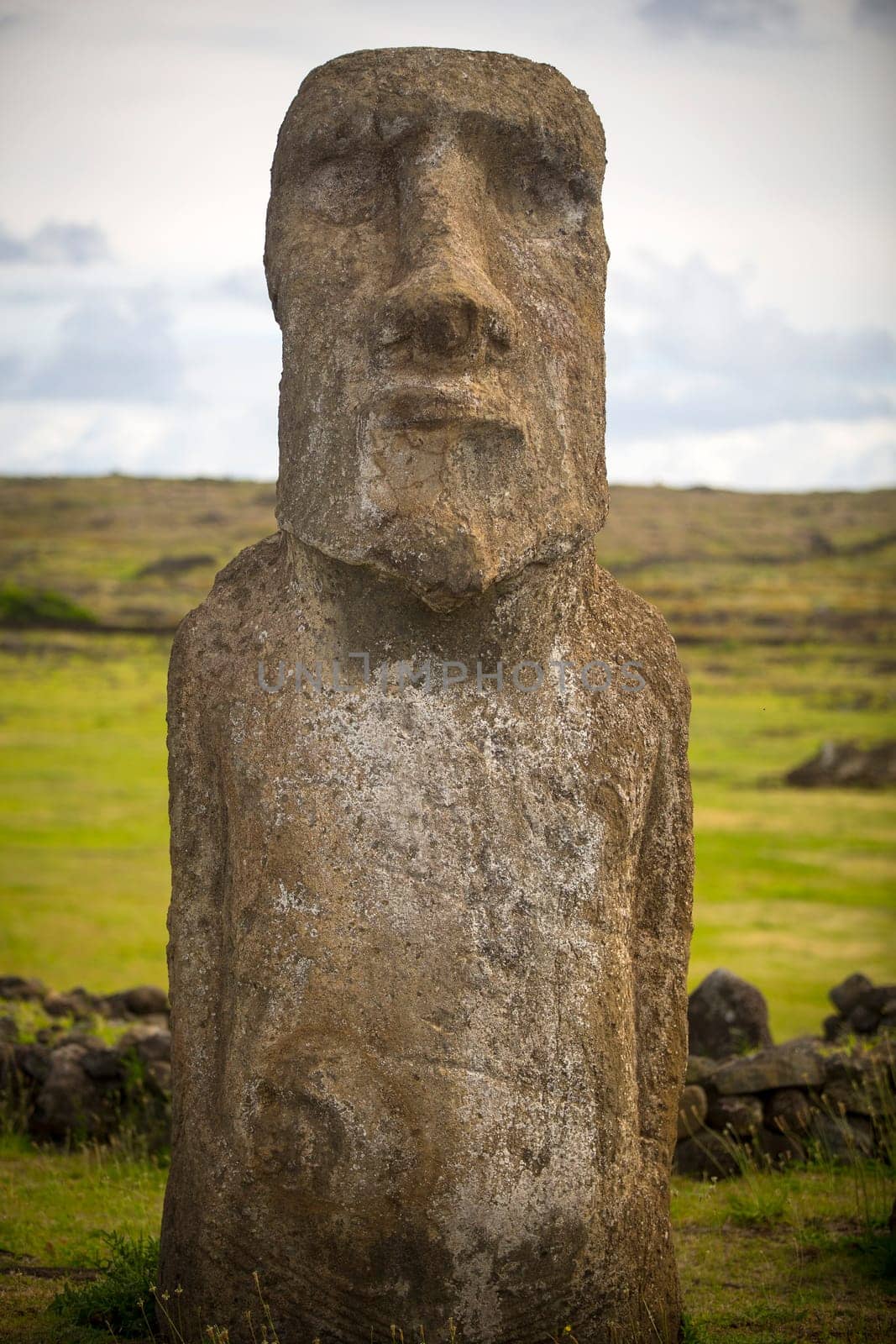 Moais at Ahu Tongariki (Easter island, Chile)