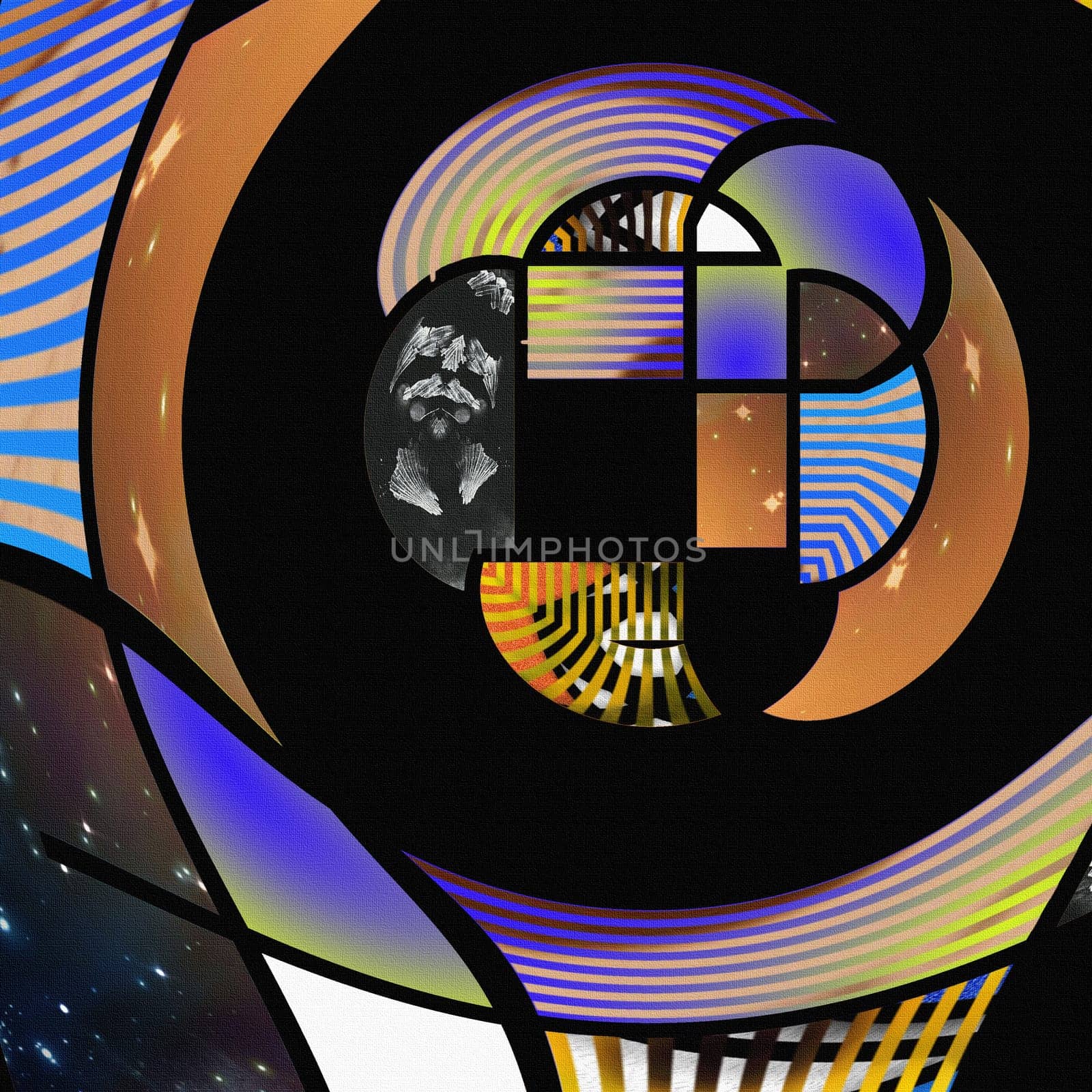 Circular Abstract Composition