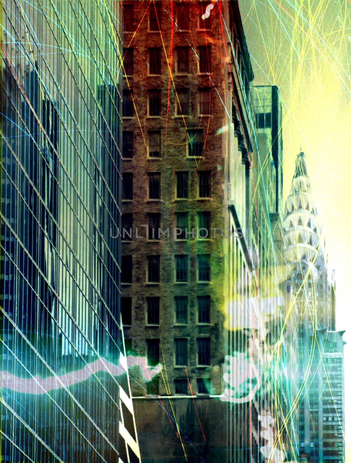 Abstract composition. New York Street