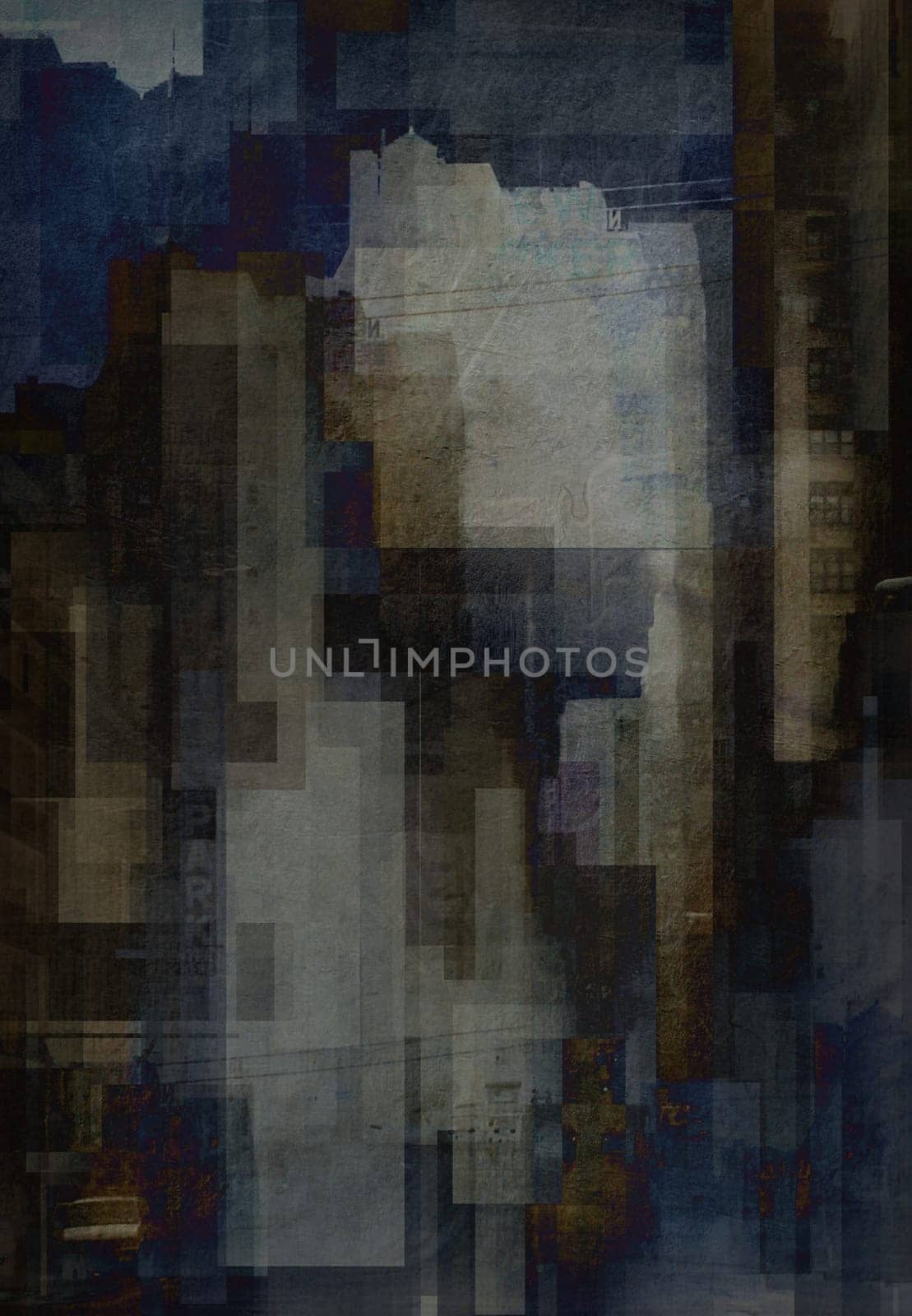 New York Downtown Abstract Background