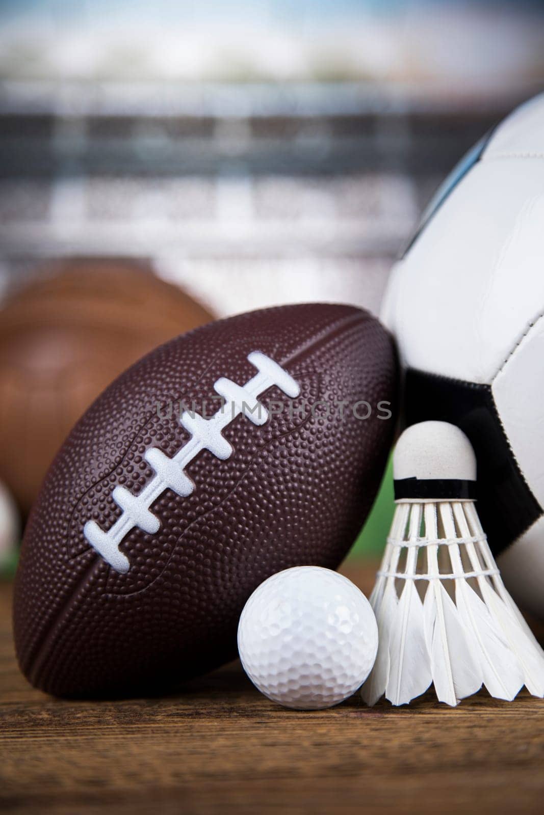 Assorted sports equipment