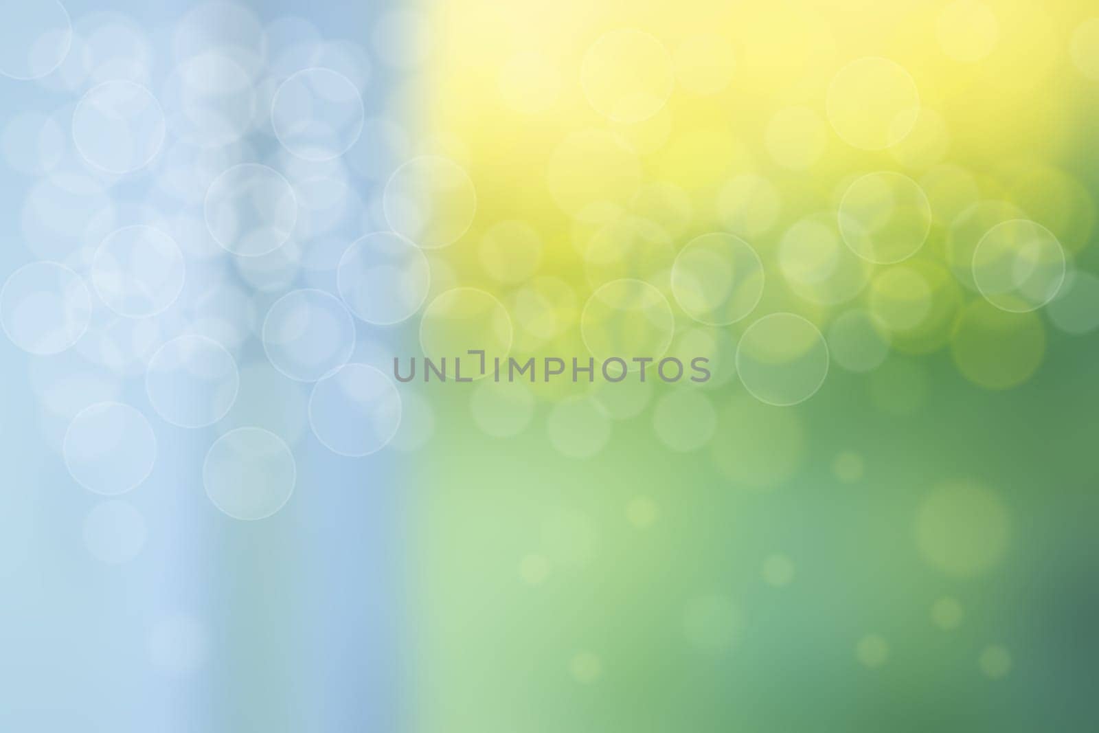 Abstract natural bright bokeh background for your design. Colorful gradient defocused and pastel colored. Concept summer or spring.