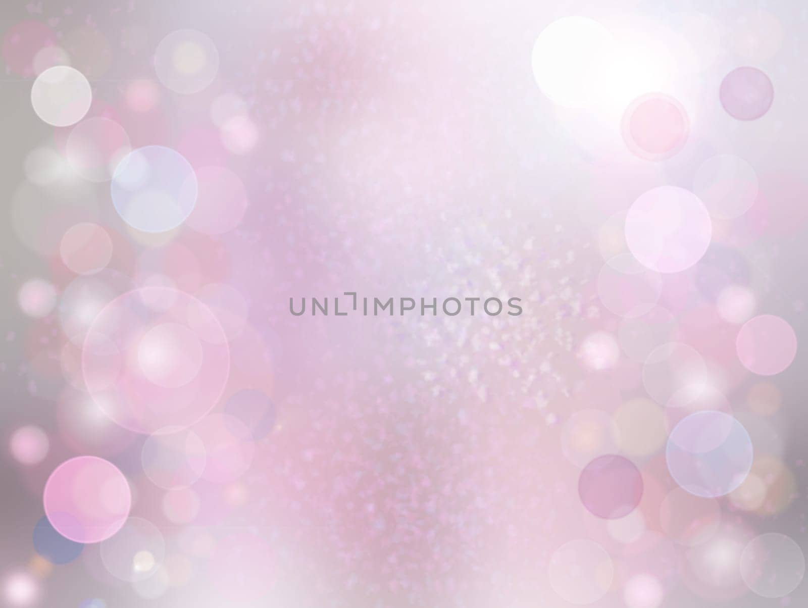 Purple bright abstract Bokeh, colorful gradient defocused and pastel colored. Beautiful texture.