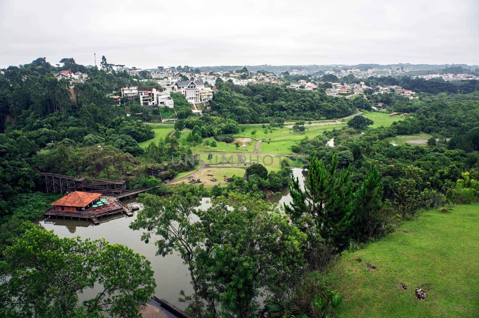 park Tangua city Curitiba view hill outdoors landscape