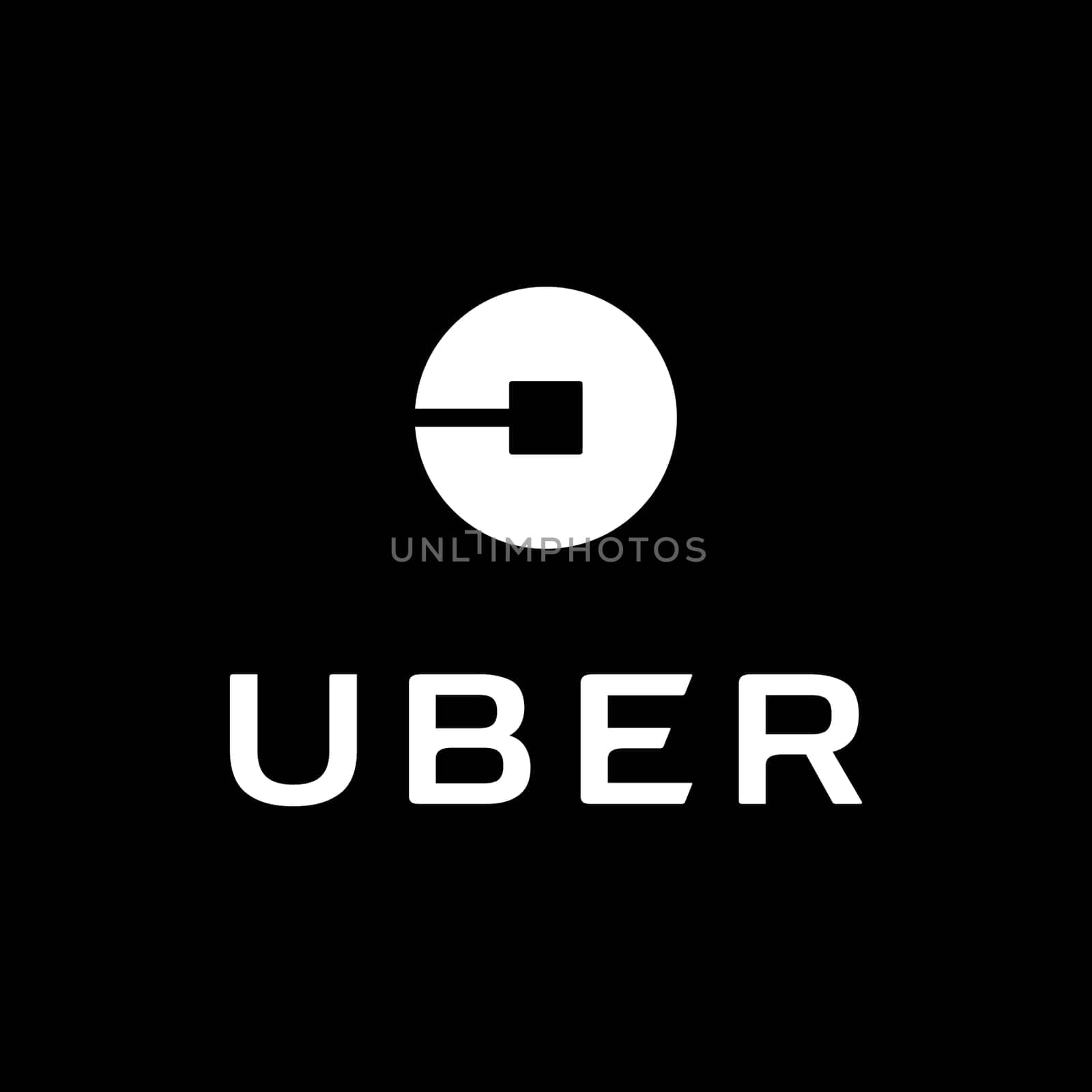 uber transportation app logo illustration