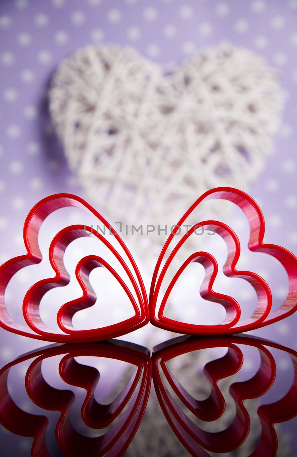 Valentines day heart background