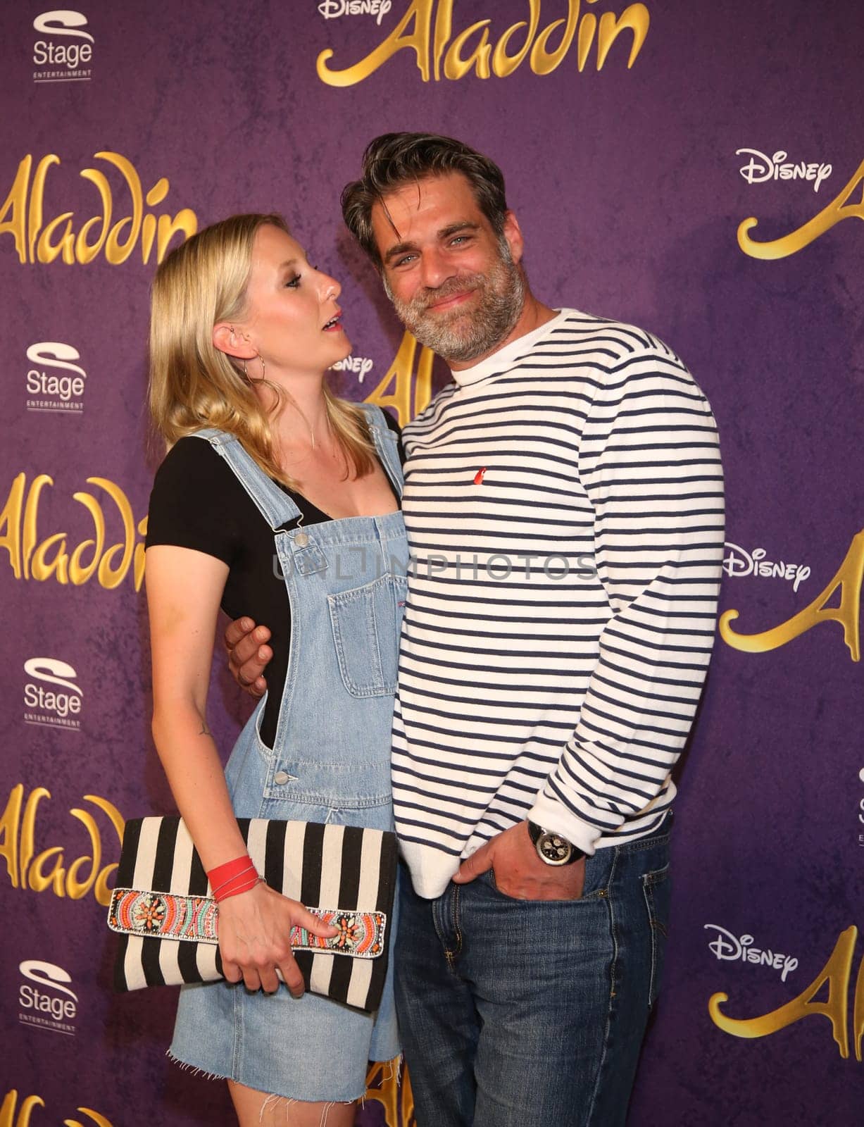 Carsten Spengemann with girlfriend Julie Gross ,. Red carpet at benefit concert ALADDIN & FRIENDS IN CONCERT at Neue Flora,Hamburg