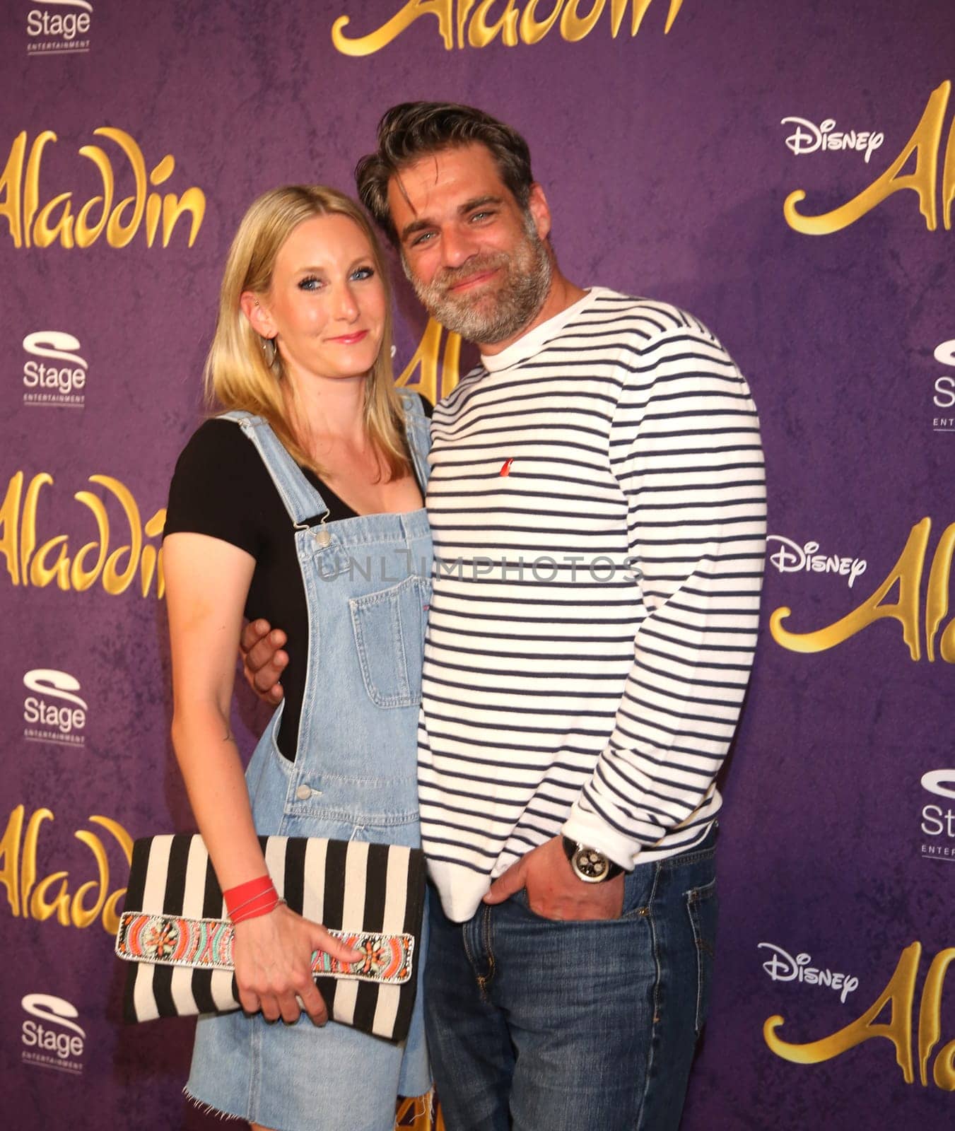 Carsten Spengemann with girlfriend Julie Gross ,. Red carpet at benefit concert ALADDIN & FRIENDS IN CONCERT at Neue Flora,Hamburg