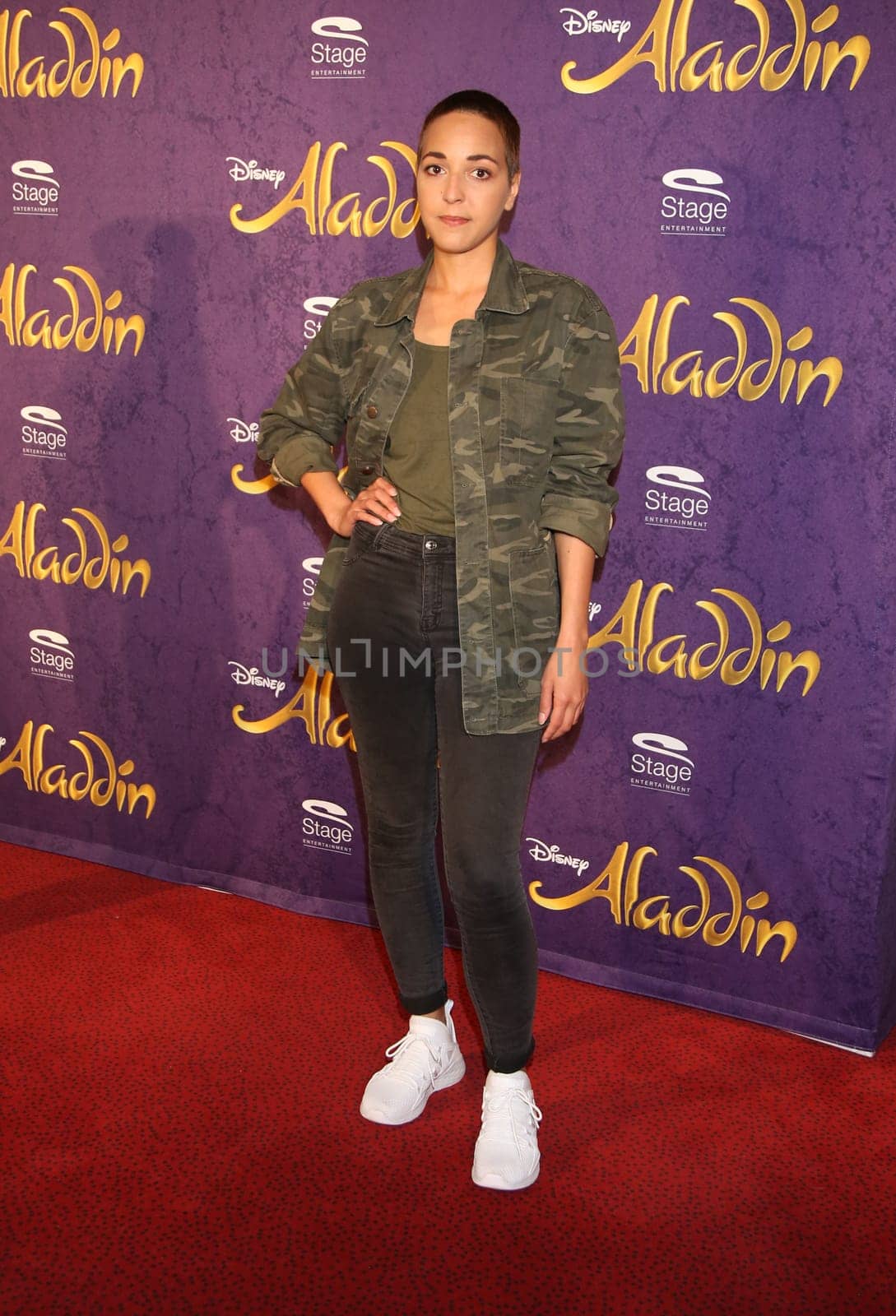 Alexa Benkert,. Red carpet at benefit concert ALADDIN & FRIENDS IN CONCERT at Neue Flora,Hamburg