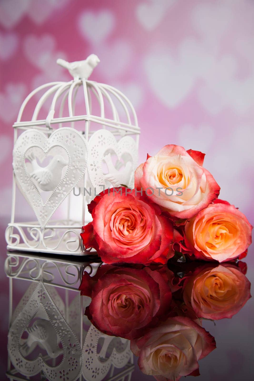 Romantic vintage love background