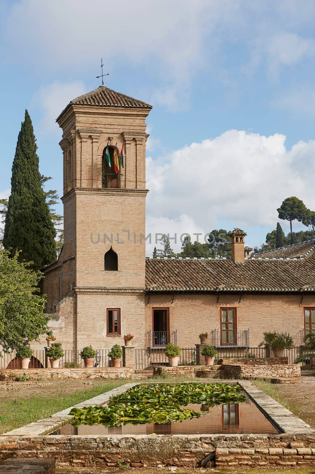 Ancient arabic fortress of Alhambra, Granada, Spain.