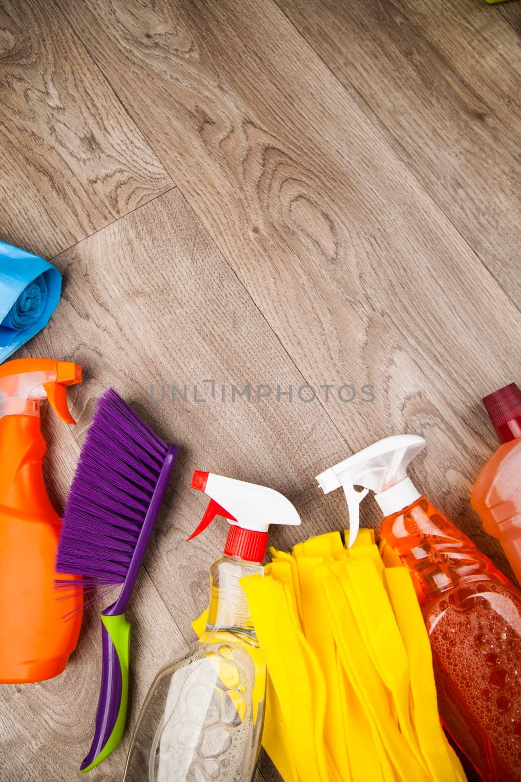 Set of cleaning products