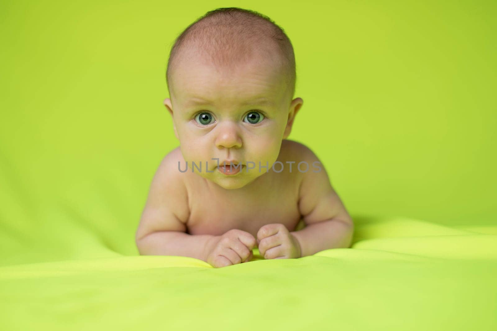 Newborn baby girl