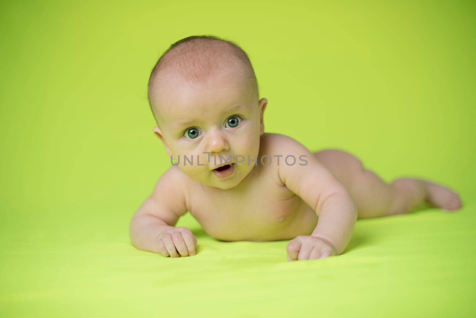 Newborn baby girl