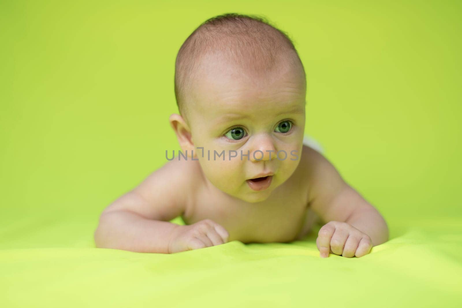Newborn baby girl