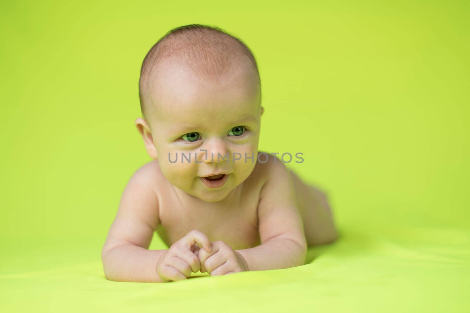 Newborn baby girl
