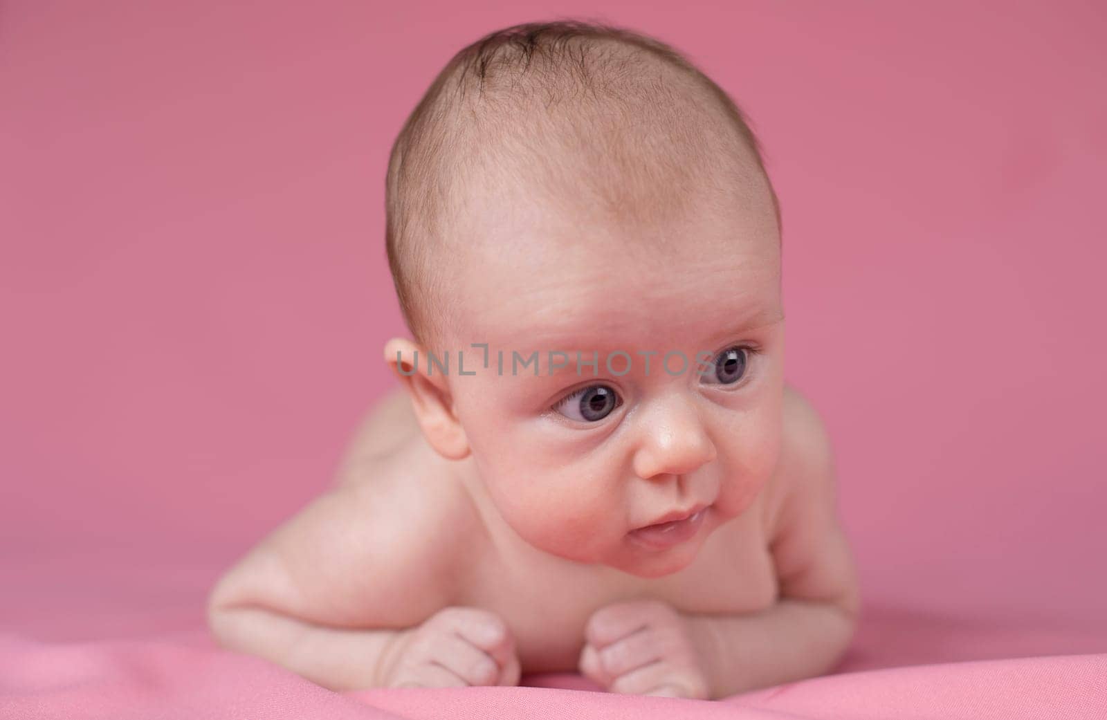 Newborn baby girl