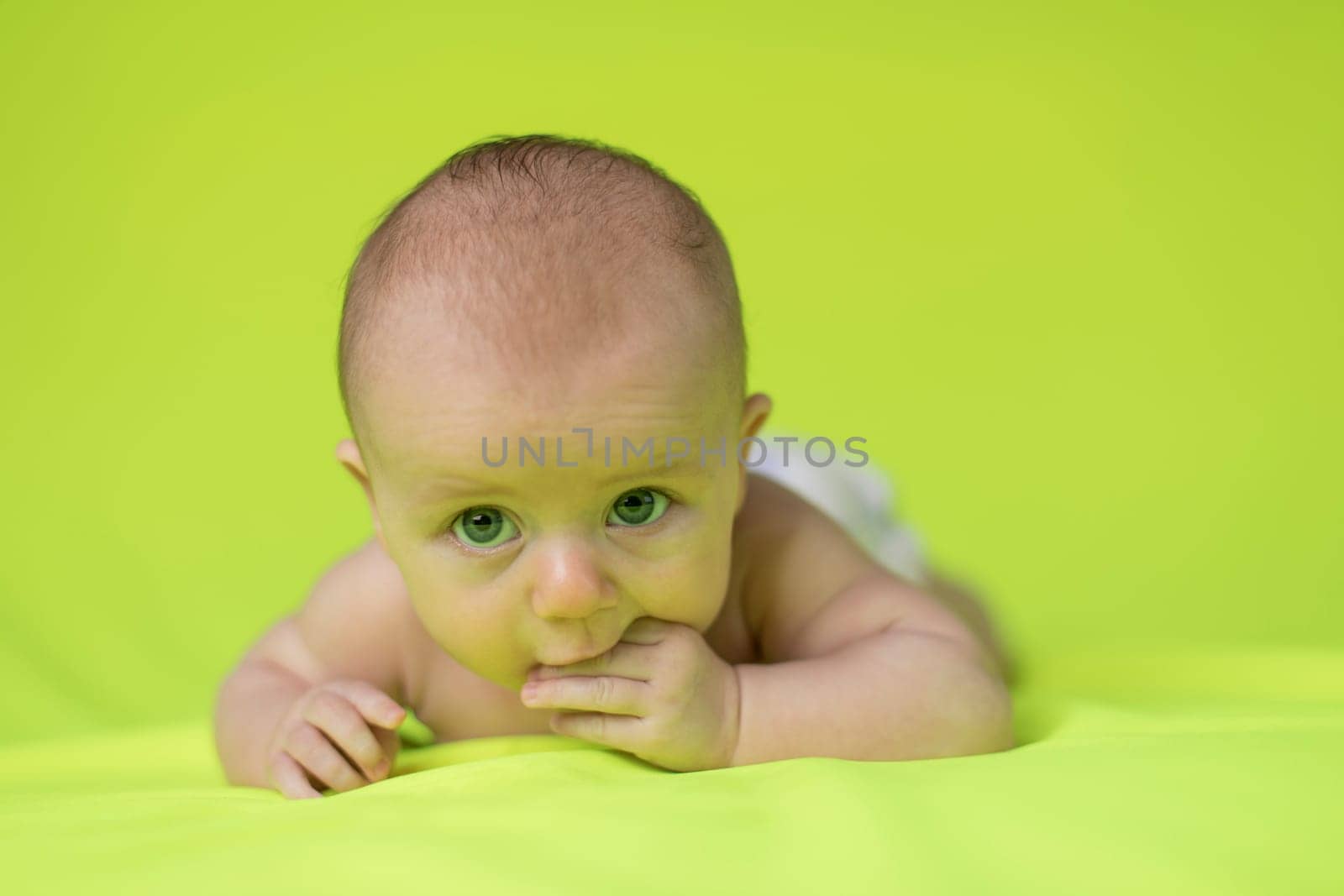 Newborn baby girl