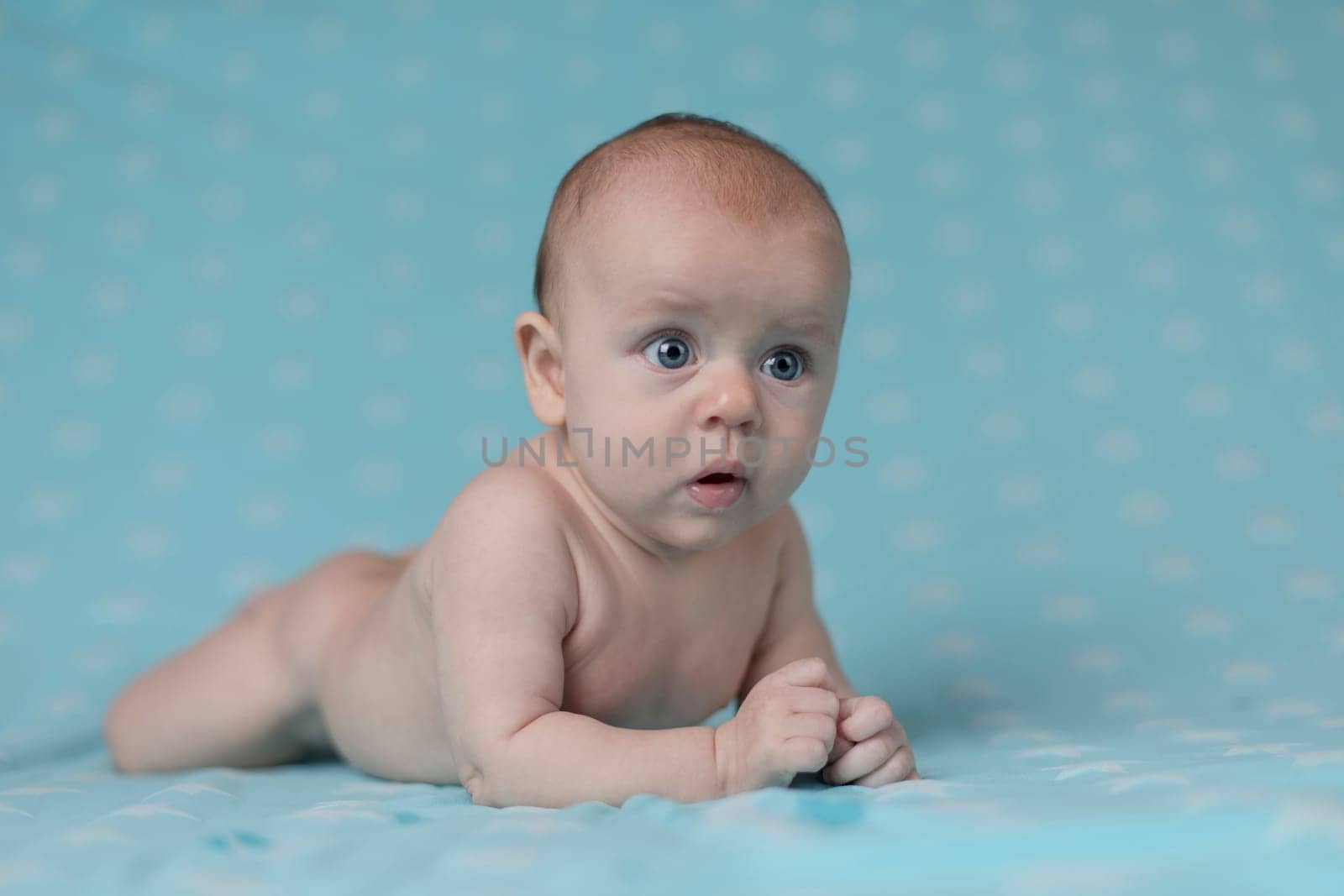 Crawling baby boy