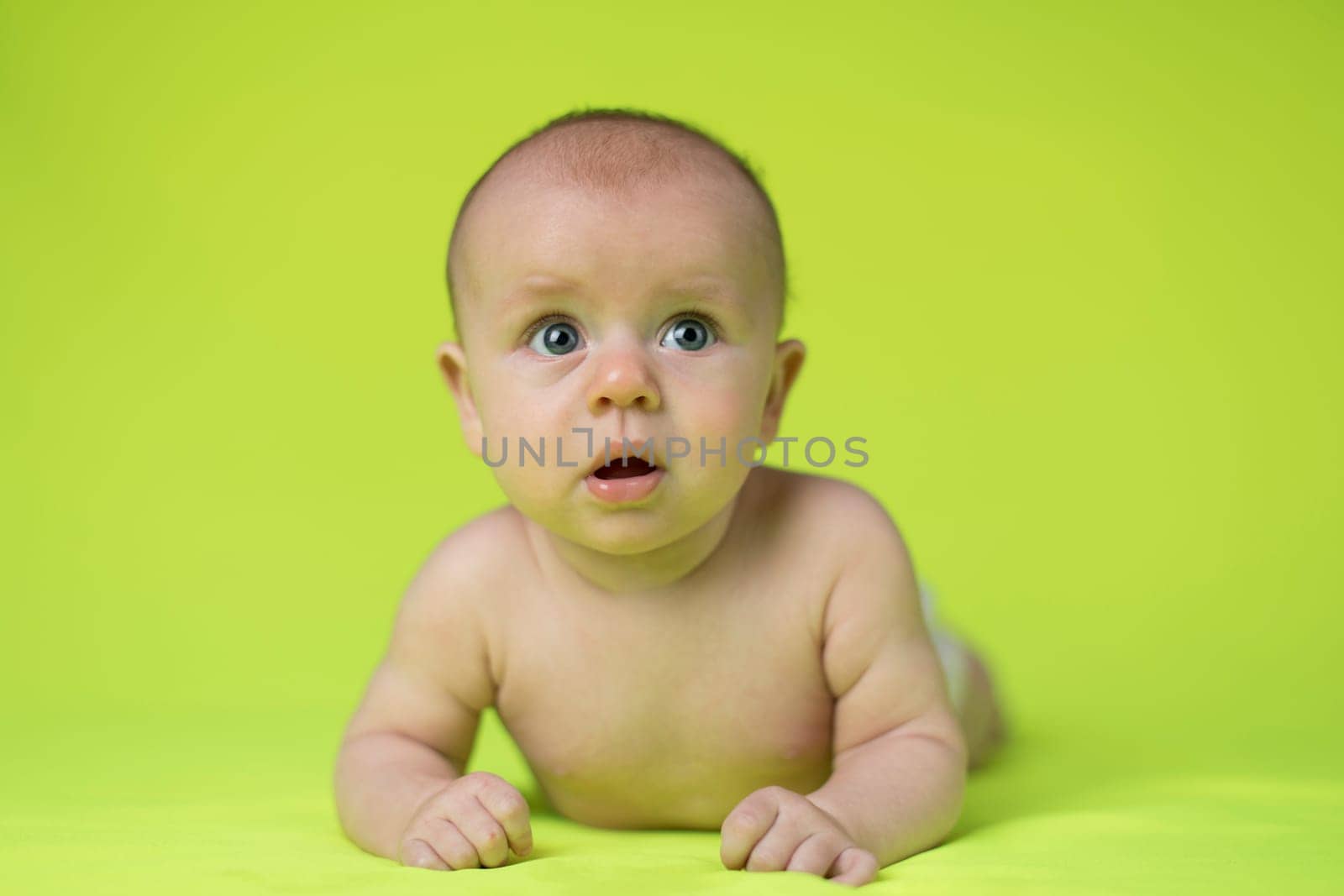 Crawling baby boy