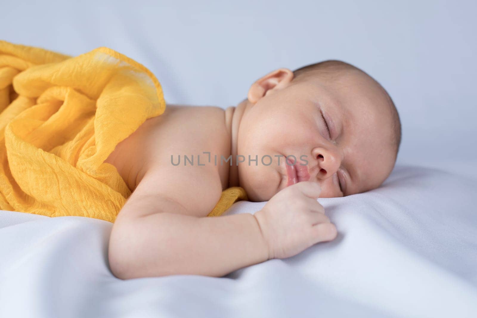 Beautiful newborn baby sleeping