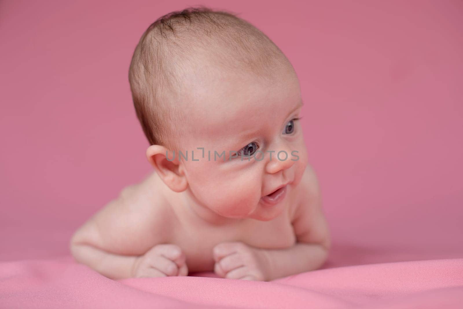 Crawling baby boy