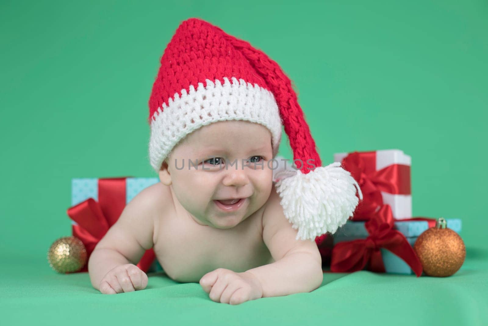 Happy Santa Christmas baby