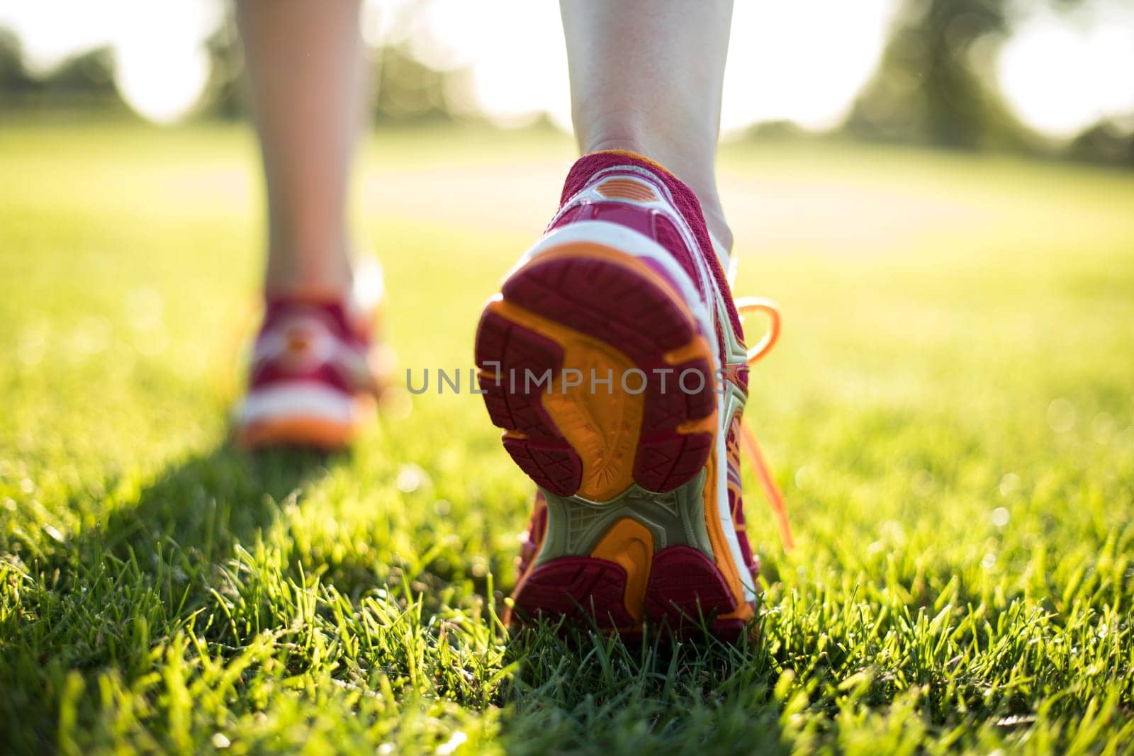 Fitness woman running, Training and healthy lifestyle