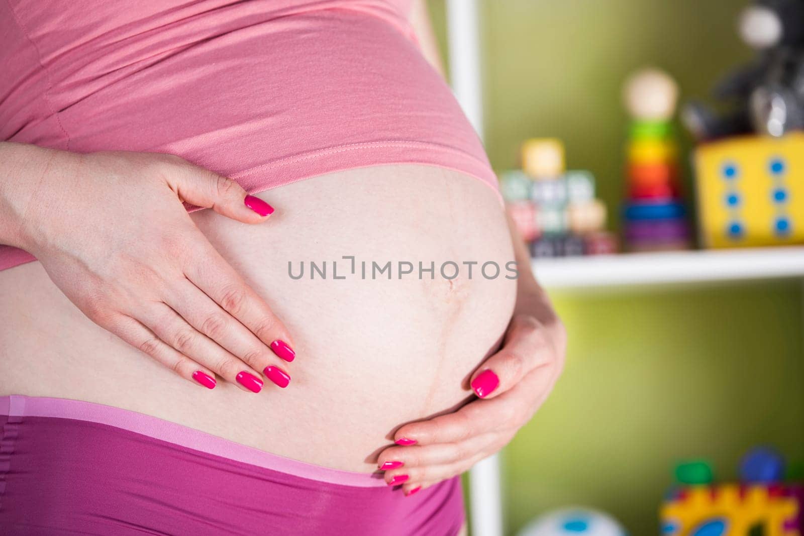Beautiful Pregnant Woman belly