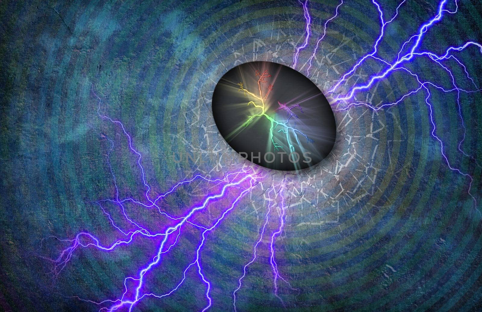 Cracked Stone Emits Light and Radiates Electricity