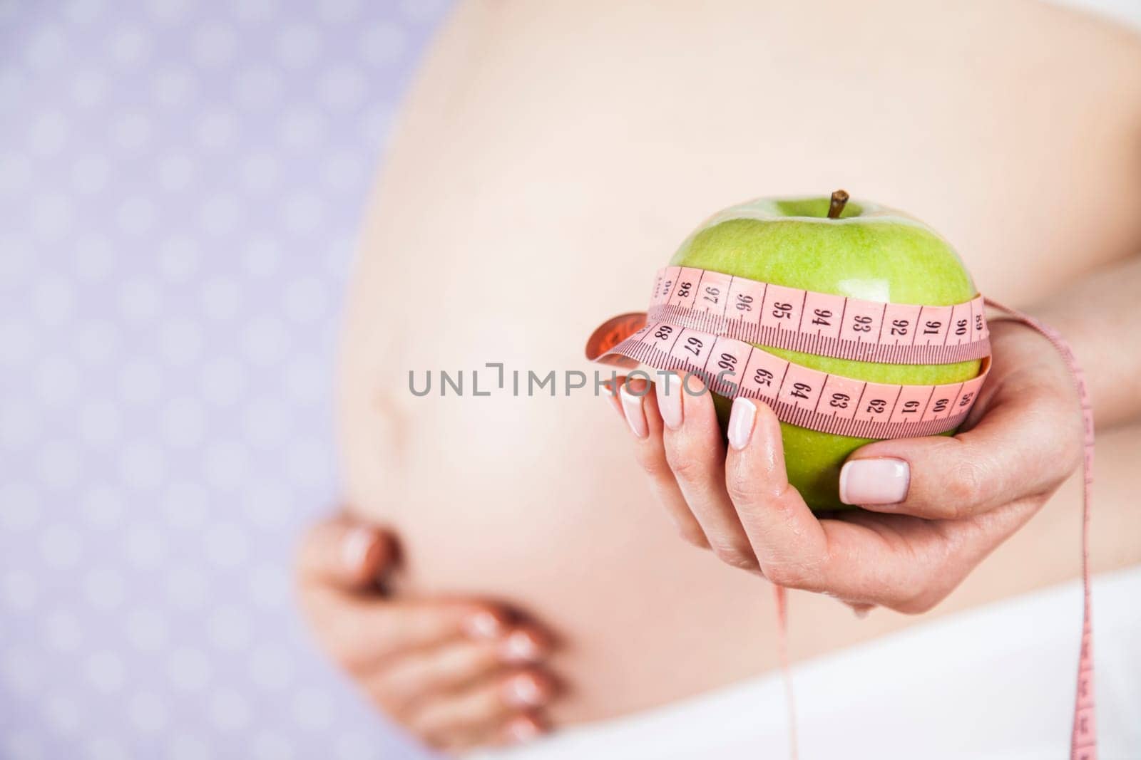 Healthy, Pregnant Woman Belly, Beautiful mom