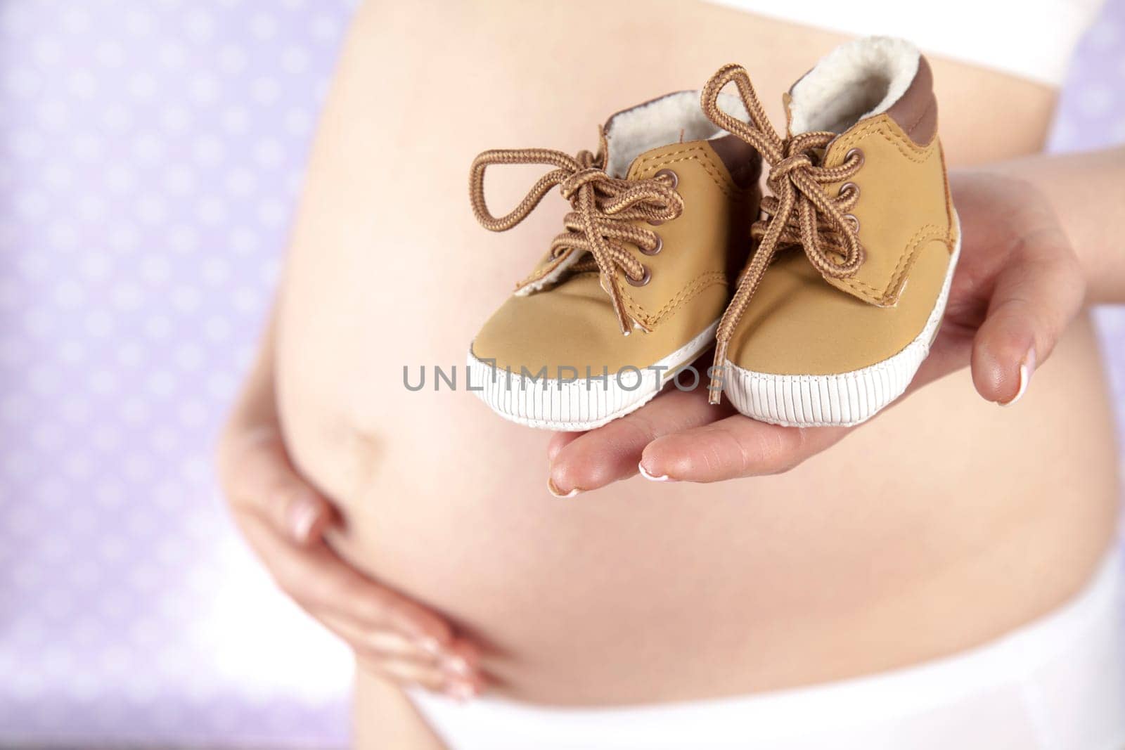 Happy pregnant woman