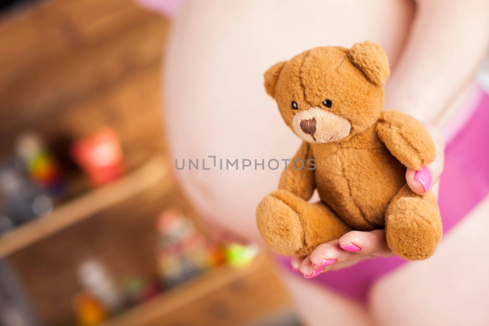 Happy pregnant woman