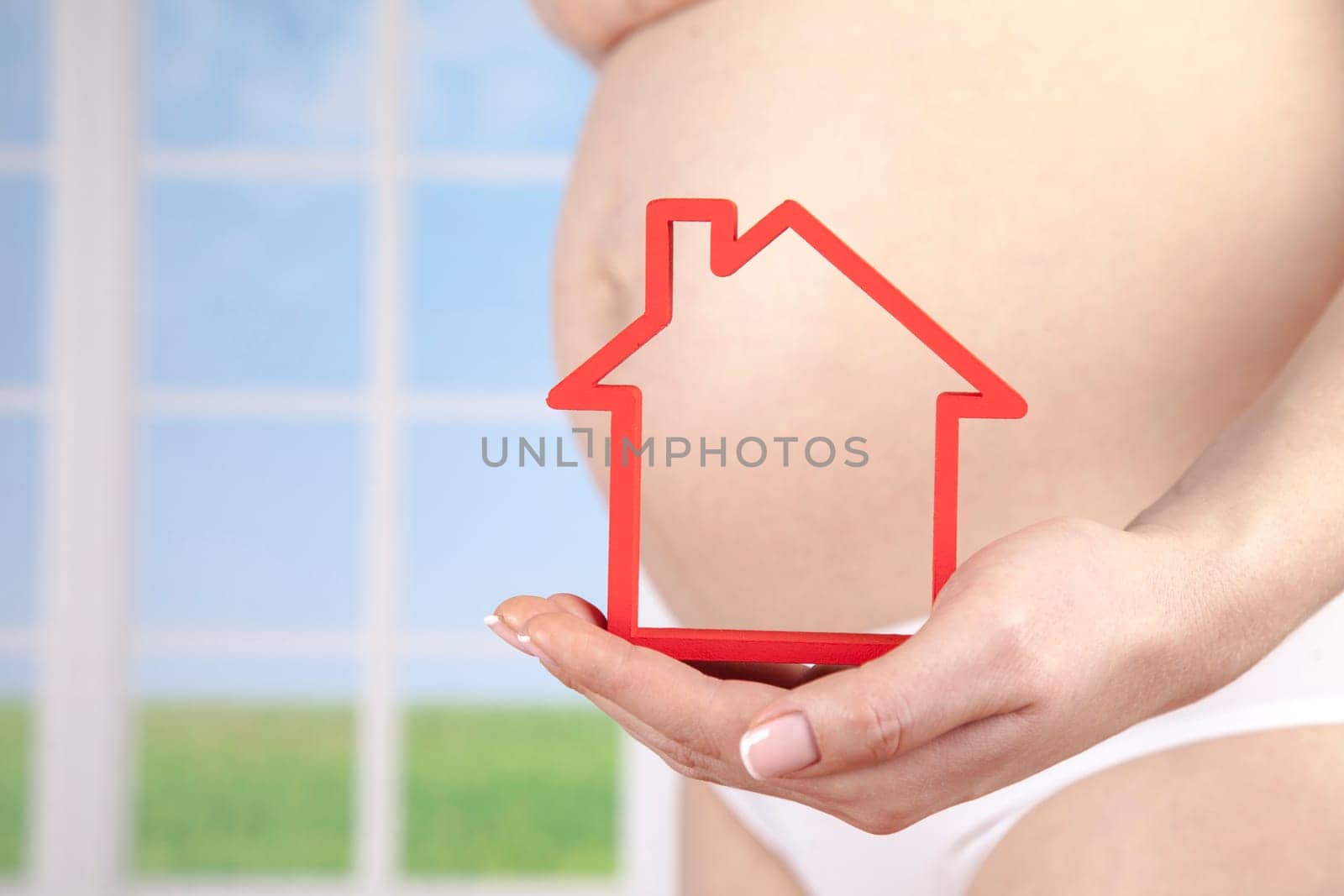 Happy pregnant woman