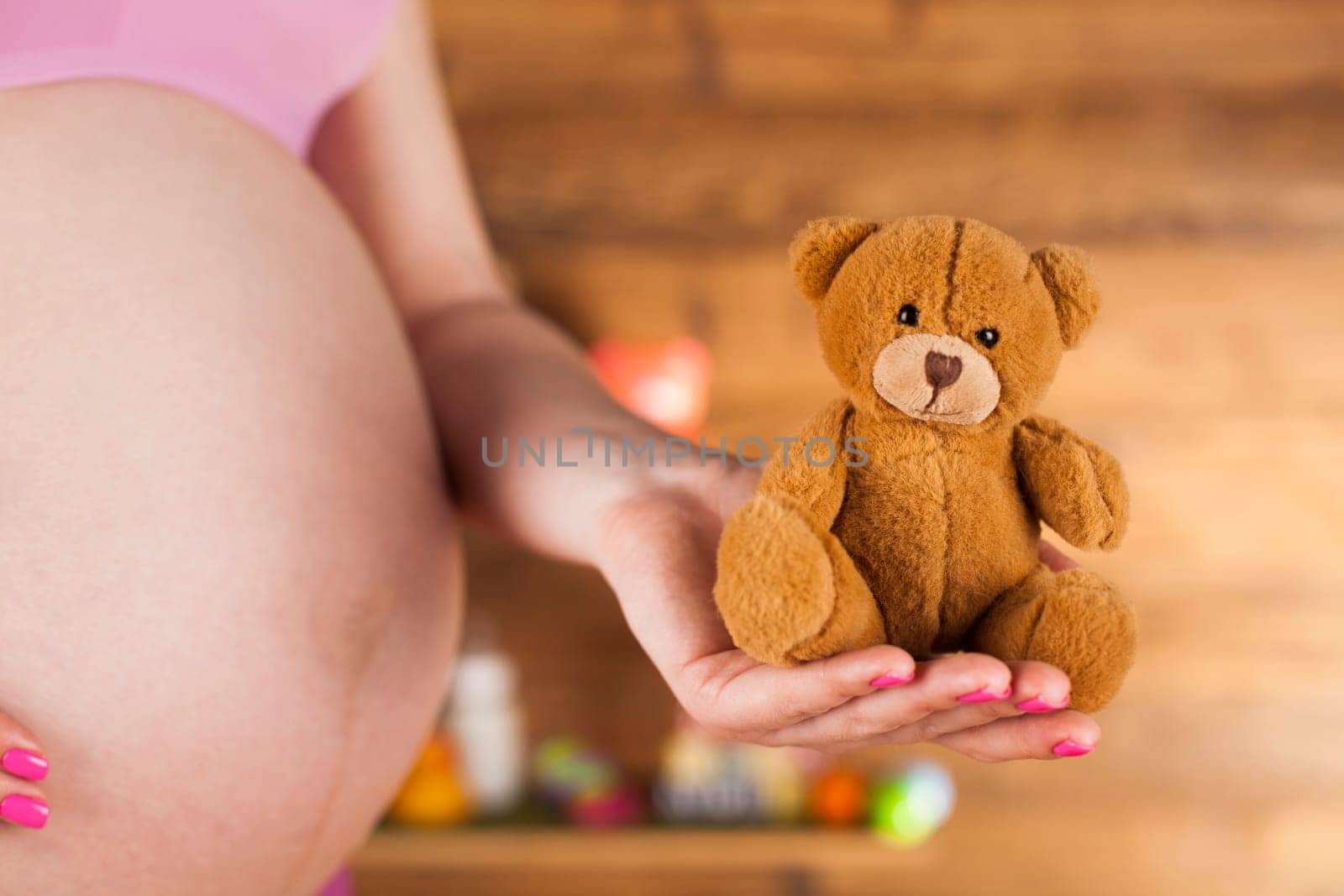 Happy pregnant woman