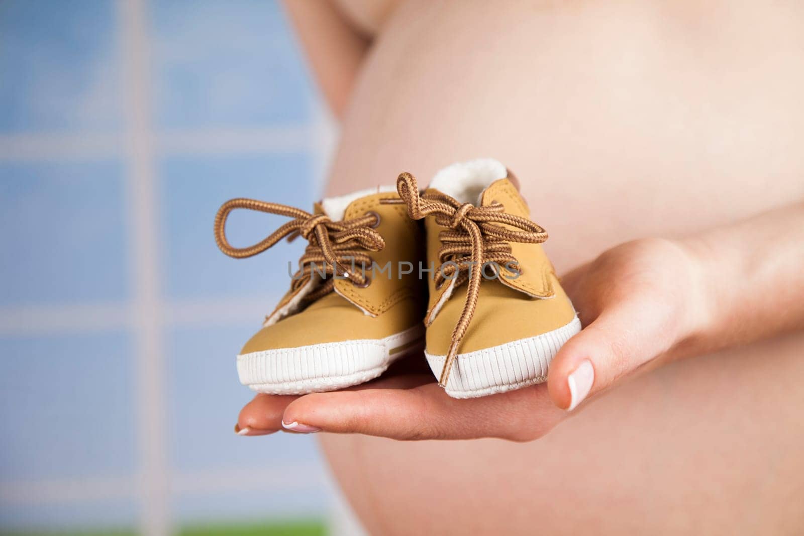 Happy pregnant woman