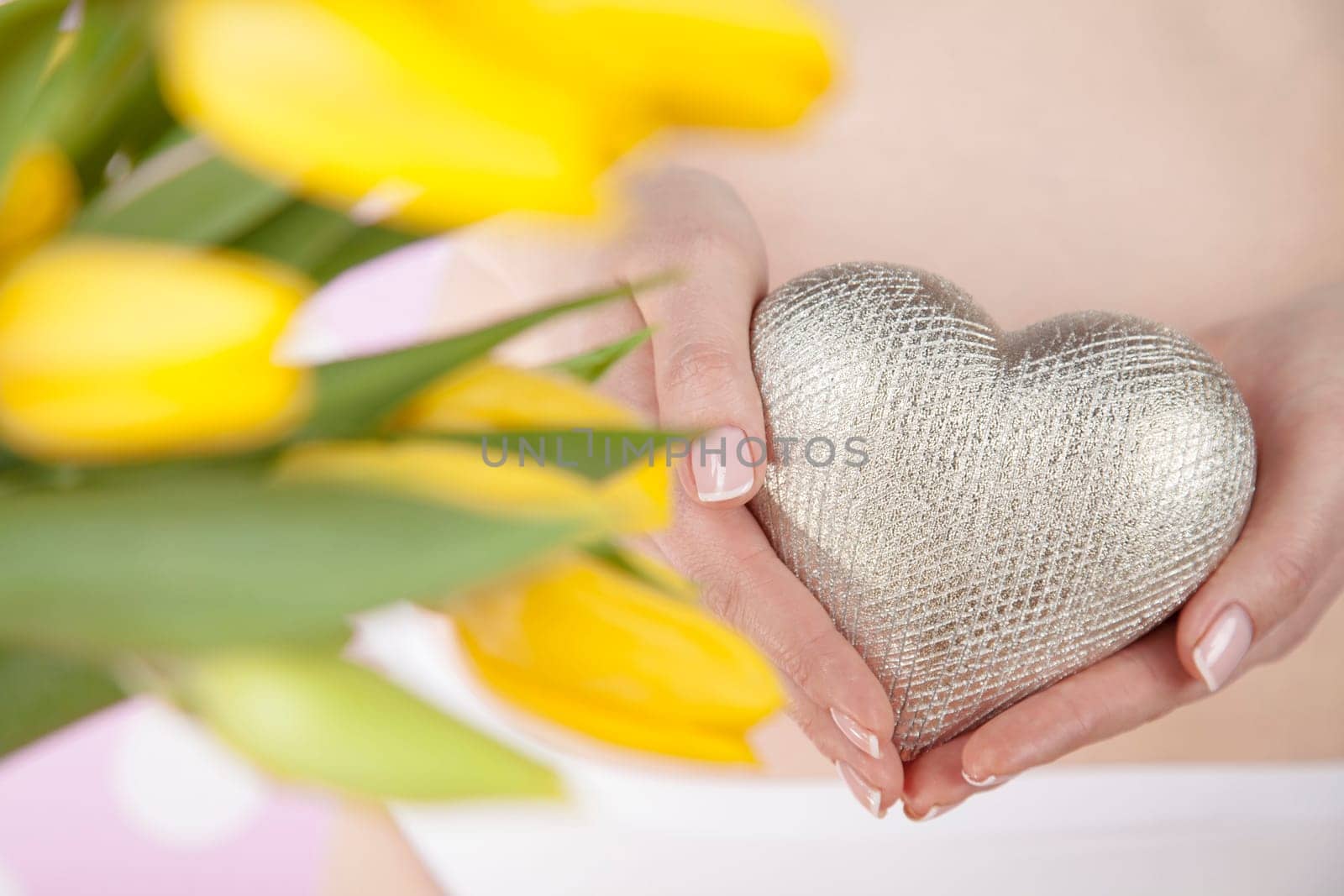 Close up of a cute pregnant belly