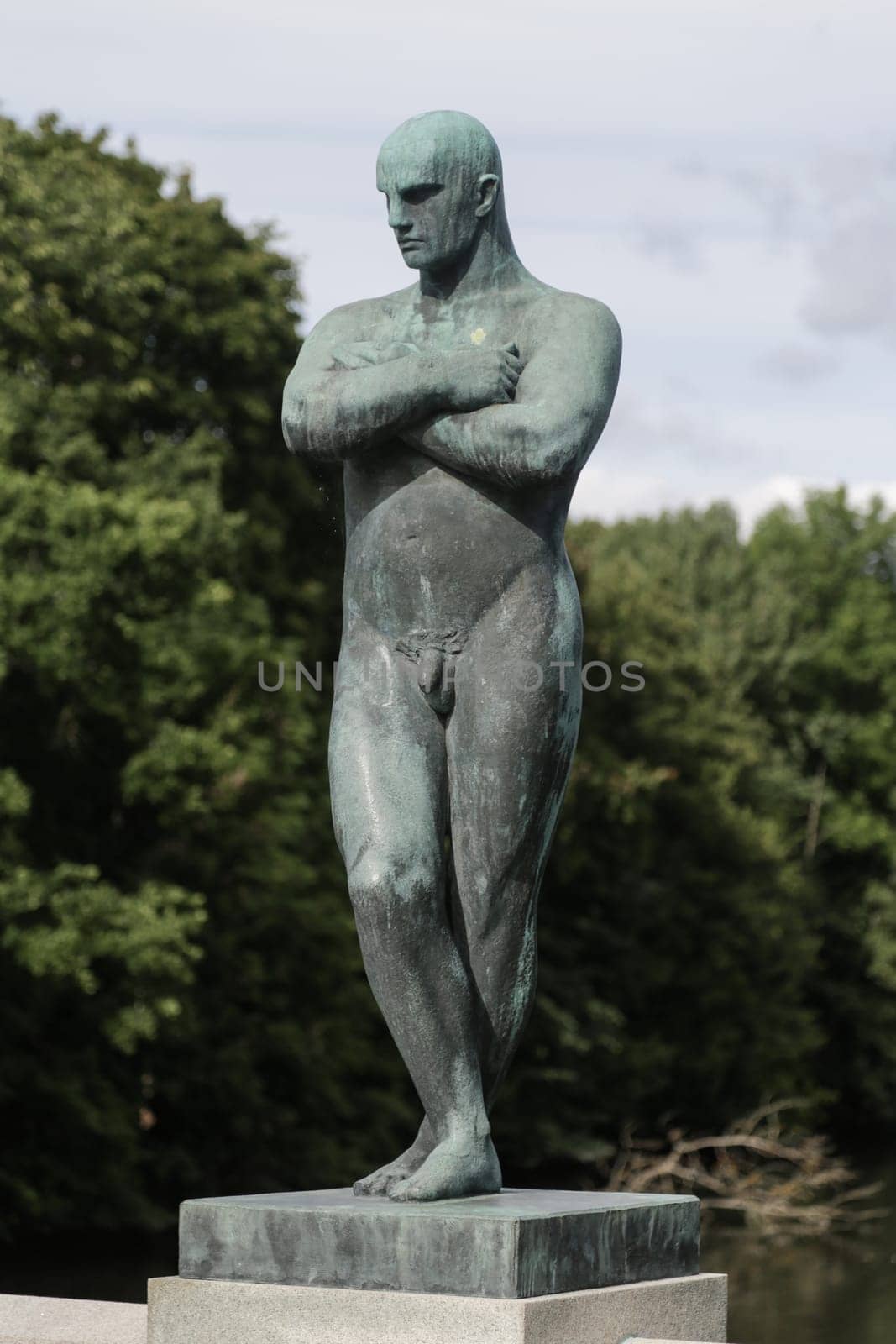 OSLO, NORWAY - AUG 26, 2016: Holmenkollbakken is a large ski jumping hill located at Holmenkollen in Oslo on Aug 26, 2016. -