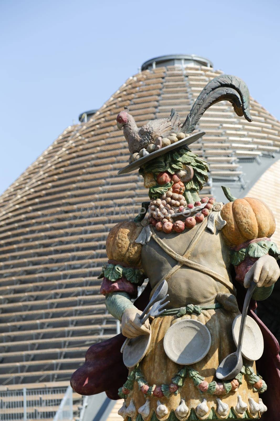 MILAN, ITALY - AUG 13, 2015: The universal world exposition 2015 on the theme of food on Aug 13, 2015 in Milan, Italy.