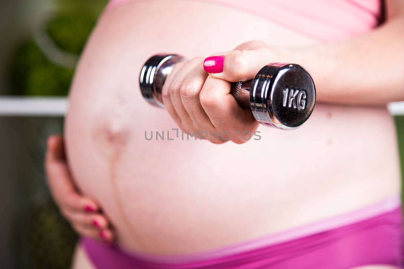 Fitness Pregnancy woman, healthy lifestyle concept