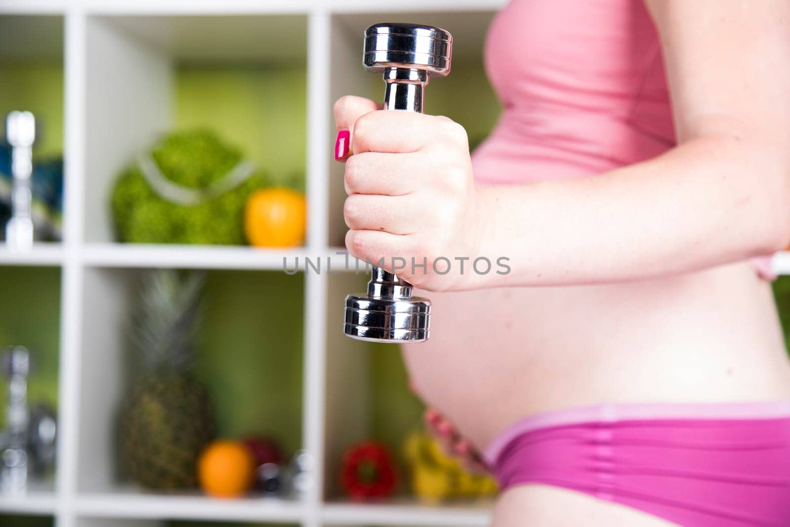 Pregnancy, sport, fitness, healthy lifestyle concept