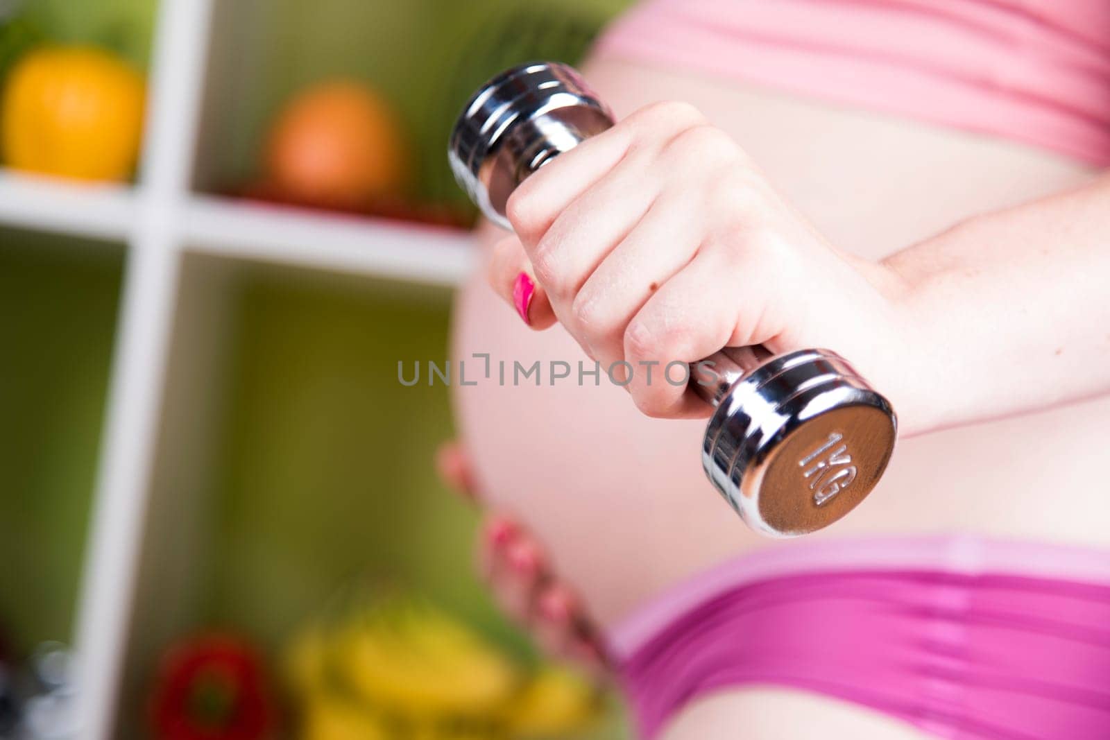 Fitness Pregnancy woman, healthy lifestyle concept