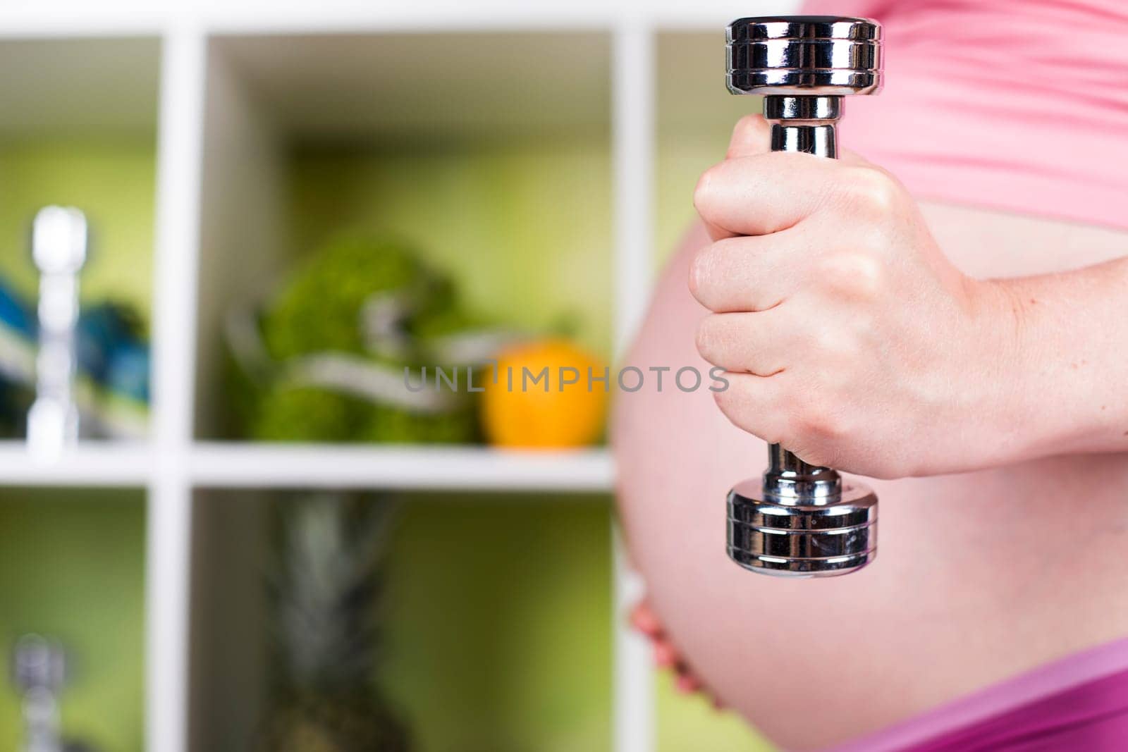 Fitness Pregnancy woman, healthy lifestyle concept