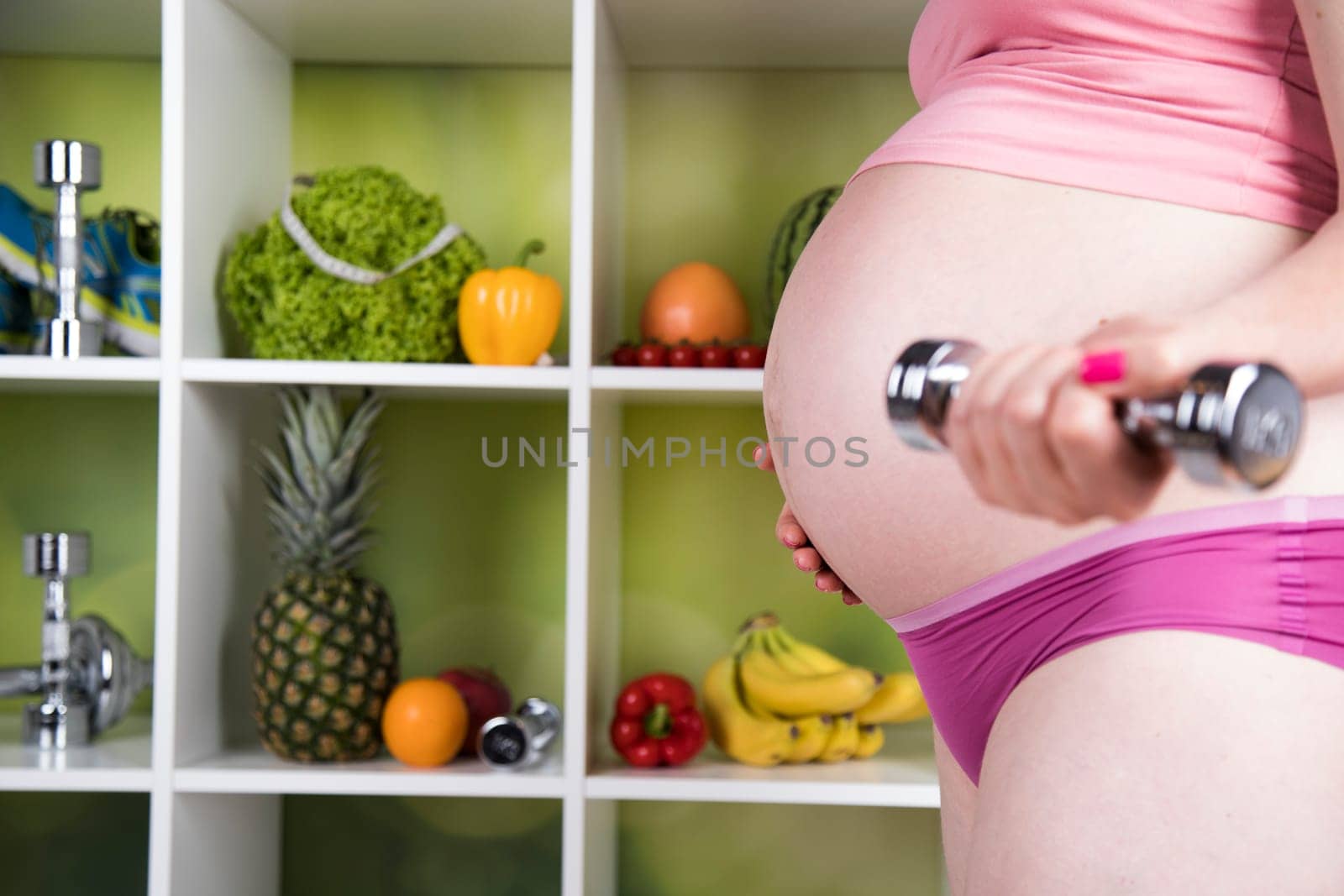 Fitness Pregnancy woman, healthy lifestyle concept