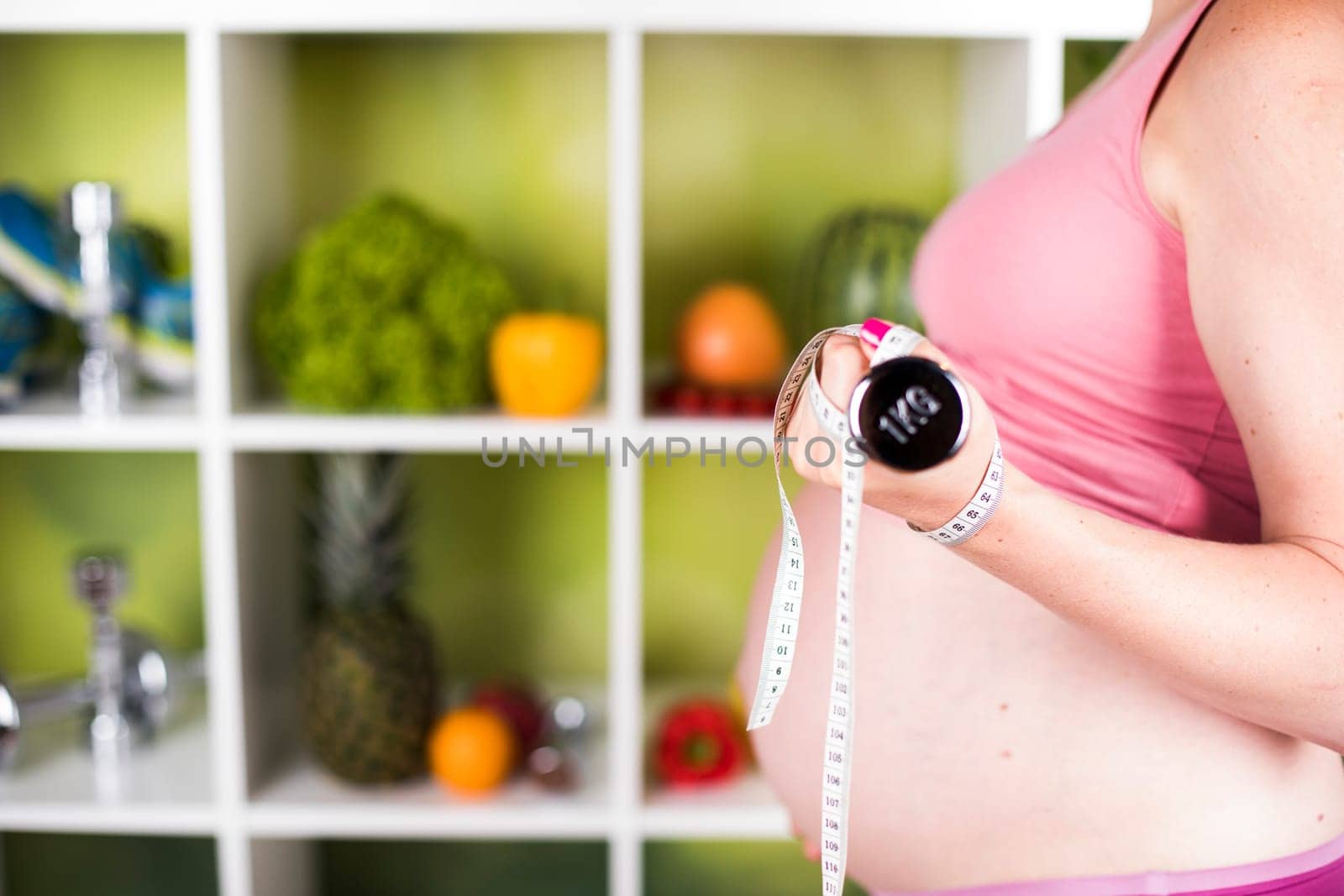 Fitness Pregnancy woman, healthy lifestyle concept