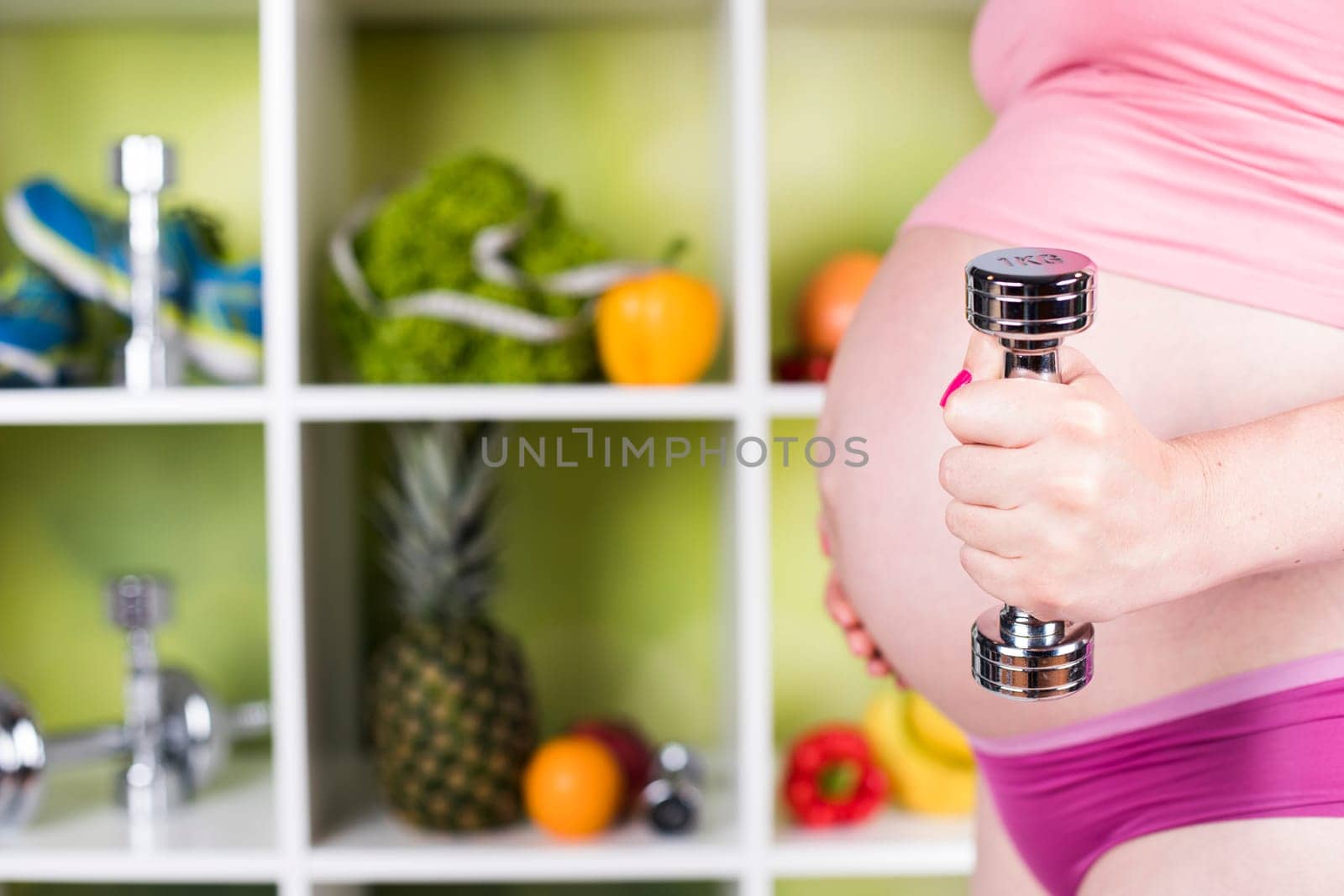 Pregnancy, healthy food and people concept