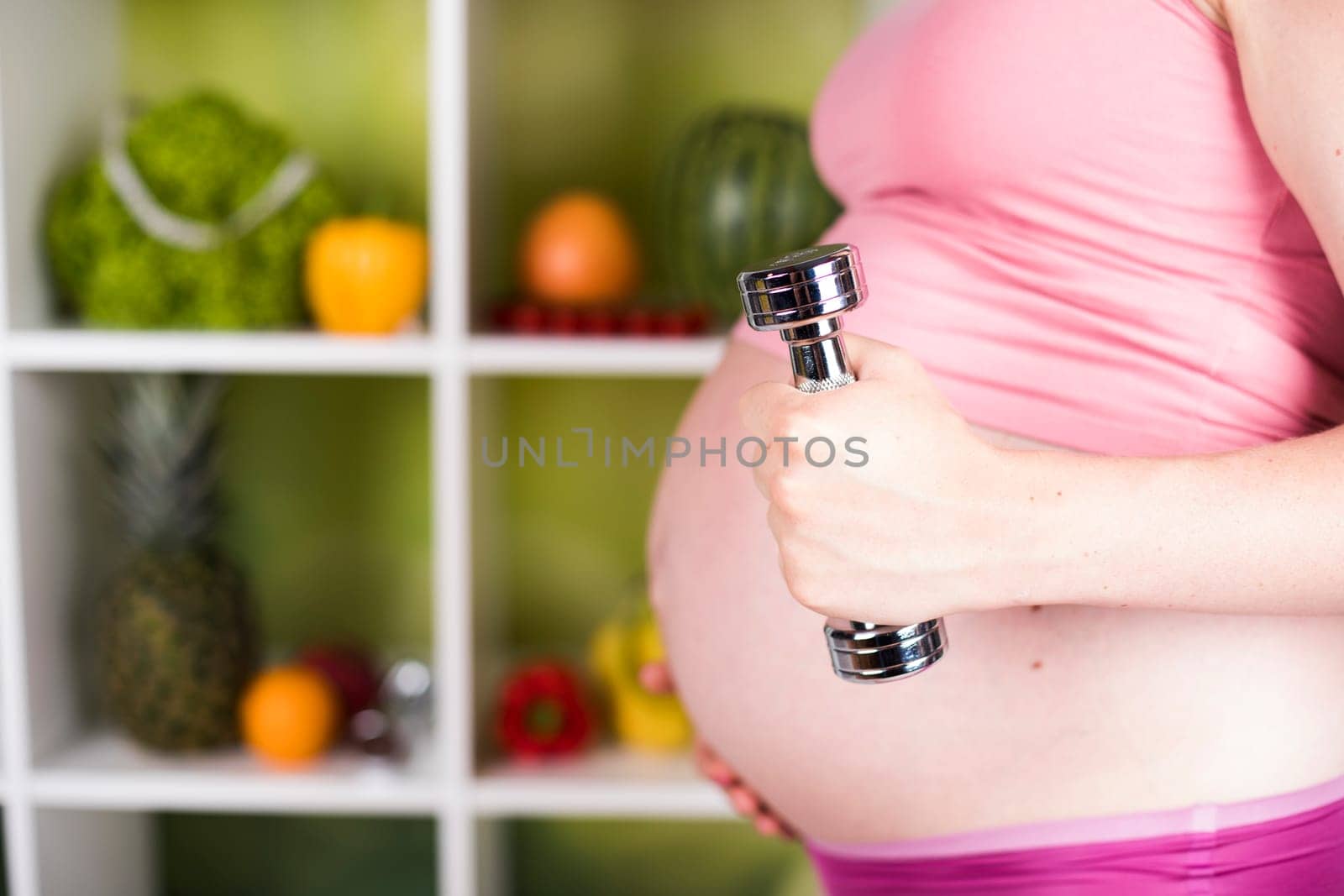 Fitness Pregnancy woman, healthy lifestyle concept