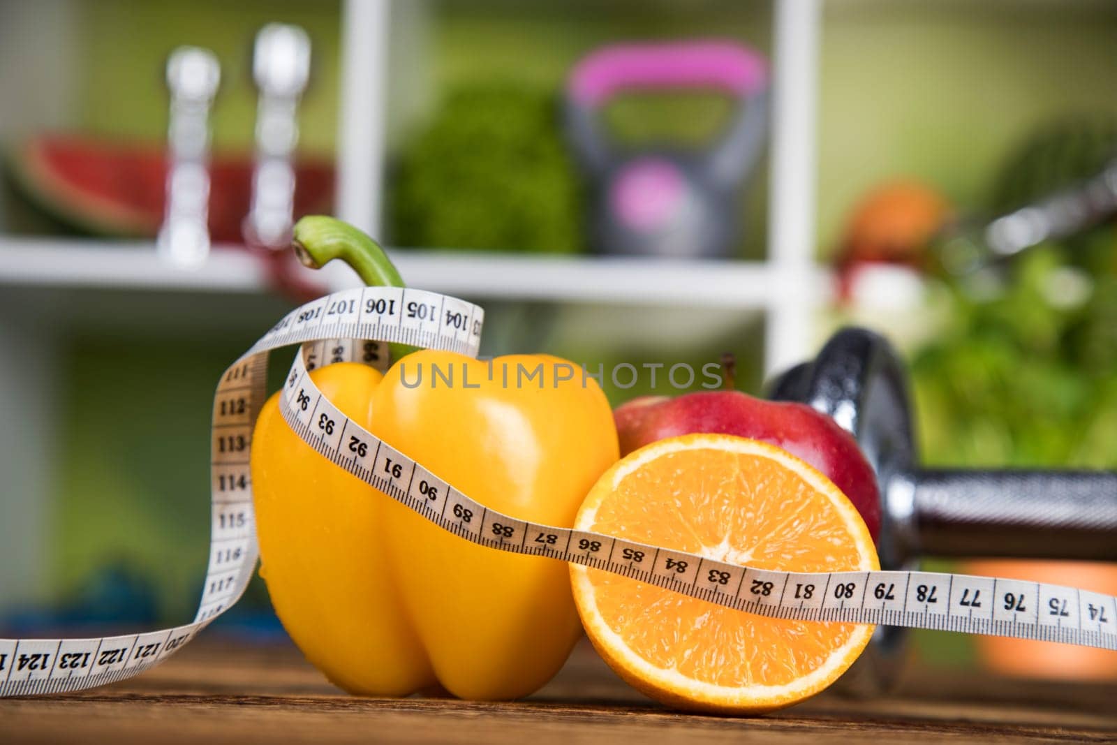 Healthy lifestyle concept, vitamins