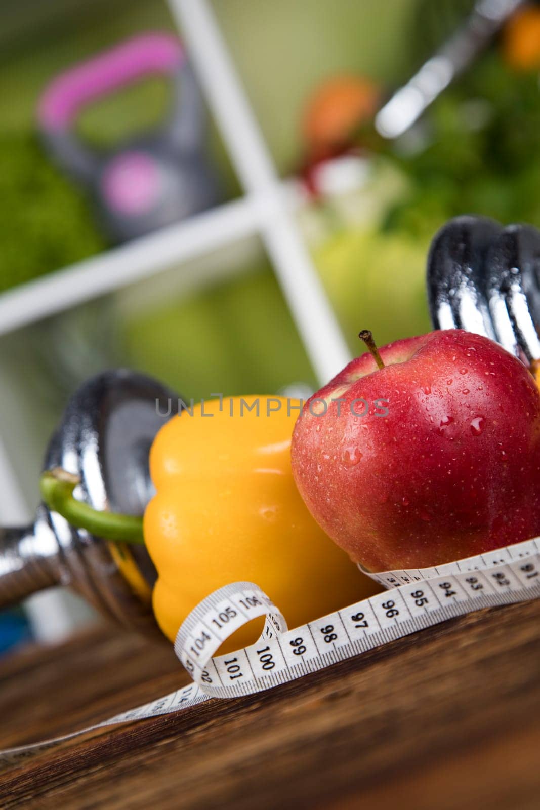 Healthy lifestyle concept, vitamins