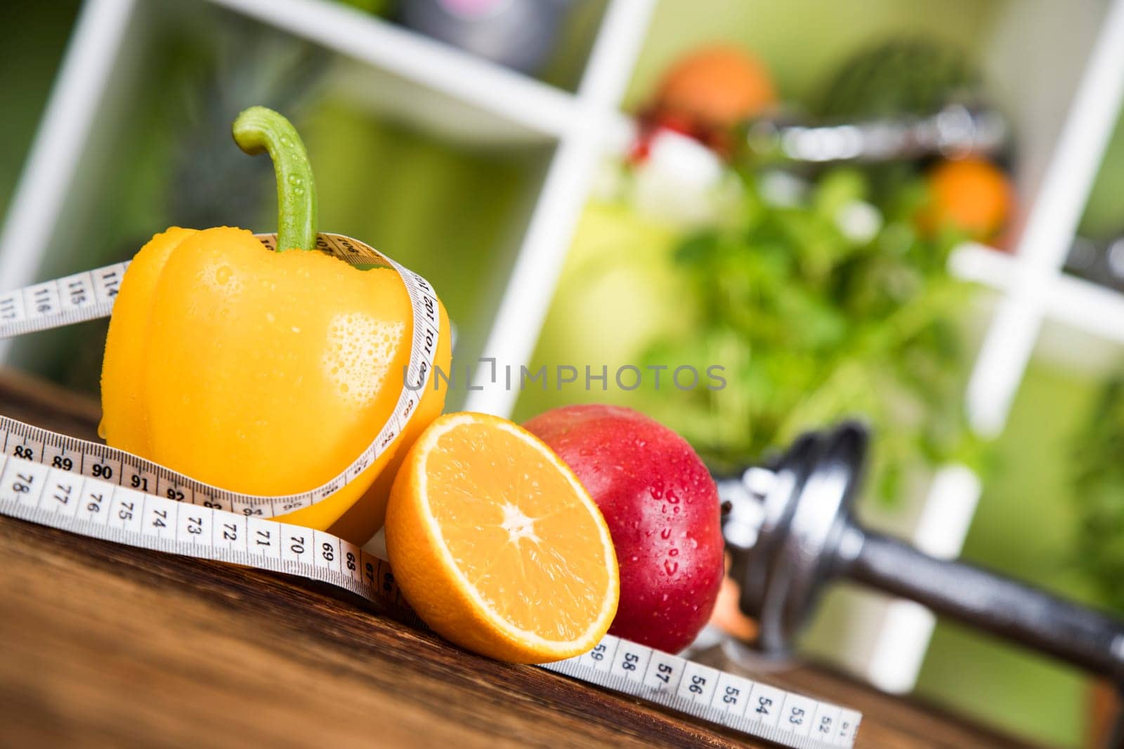 Healthy lifestyle concept, vitamins